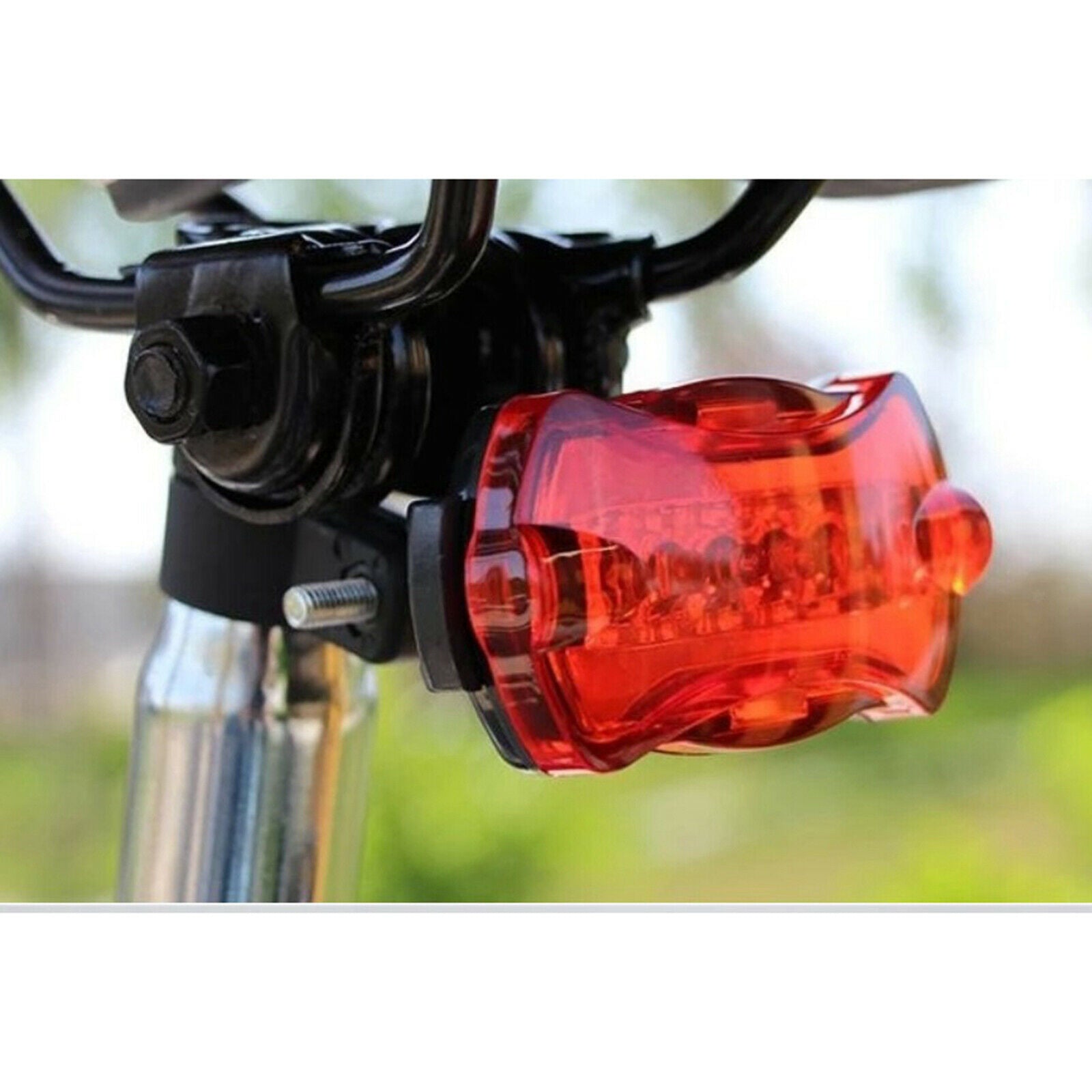Bicycle Safety Warning Light 5LED Bike Tail Light Rear Light Lamp Bycicle Lights