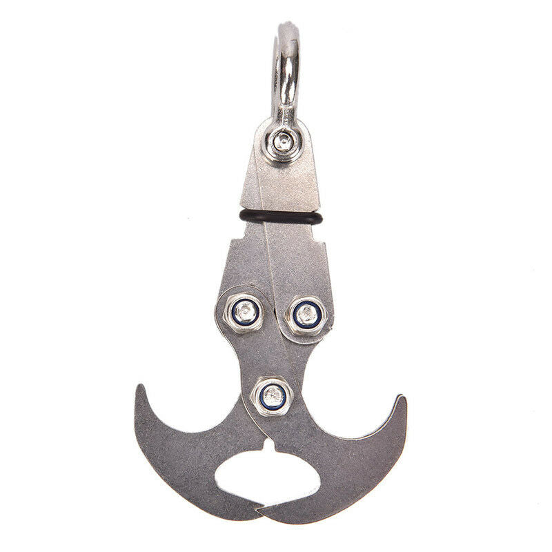 Stainless Steel Survival Gravity Hook Carabiner Climbing Claws Rescue Too.l8