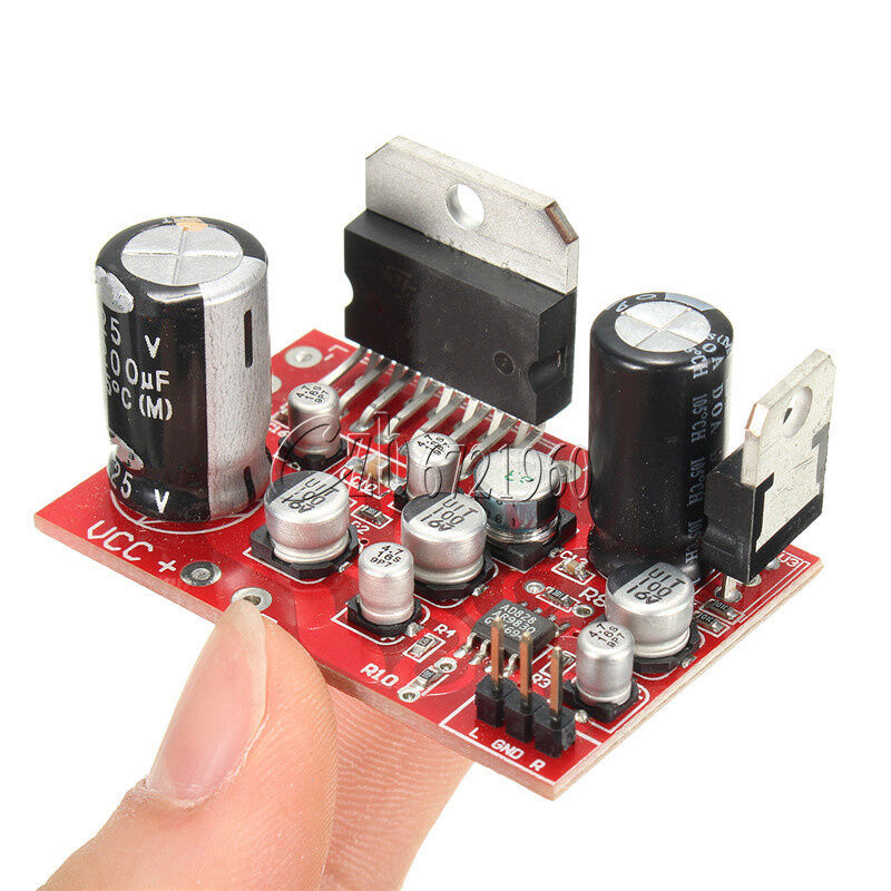TDA7379 38W+38W Stereo Amplifier Board w/ AD828 Preamp super than NE5532 DC 12V