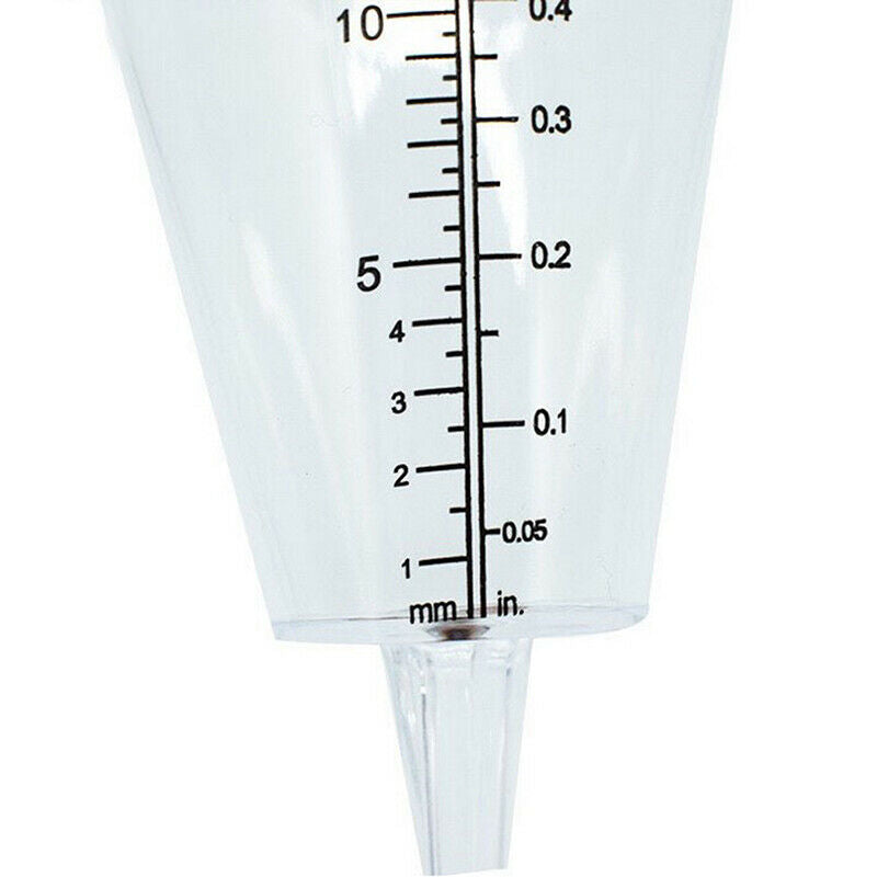 Cone Rain Gauge Measurement Ground Precipitation Garden Rainfall Measurin.l8