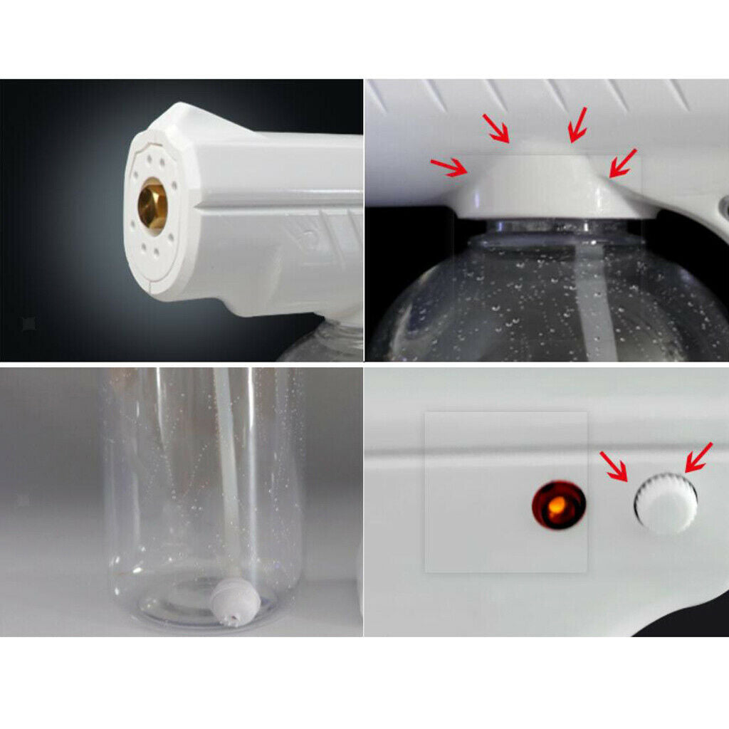 Nano Atomization Sanitizer Spray Sprayer Disinfectant Gun &Nail Art Stickers