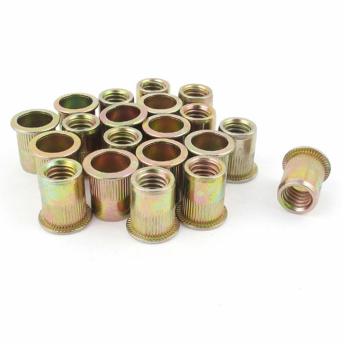 20Pcs Steel Rivet Nut Rivnut Insert Nutsert 3/8-16