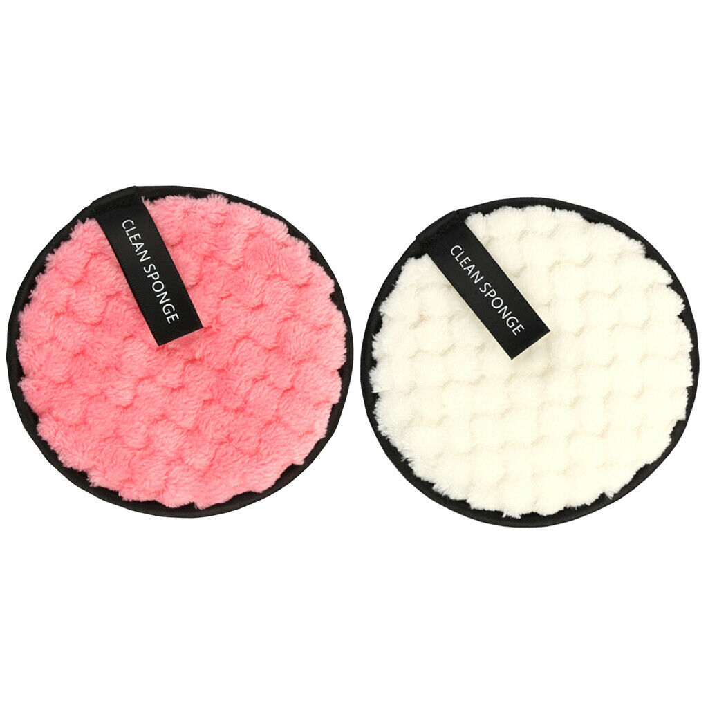 2 Pieces Face Sponge Washing Puff Exfoliator Clean Soft Scrubber Shower Makeup