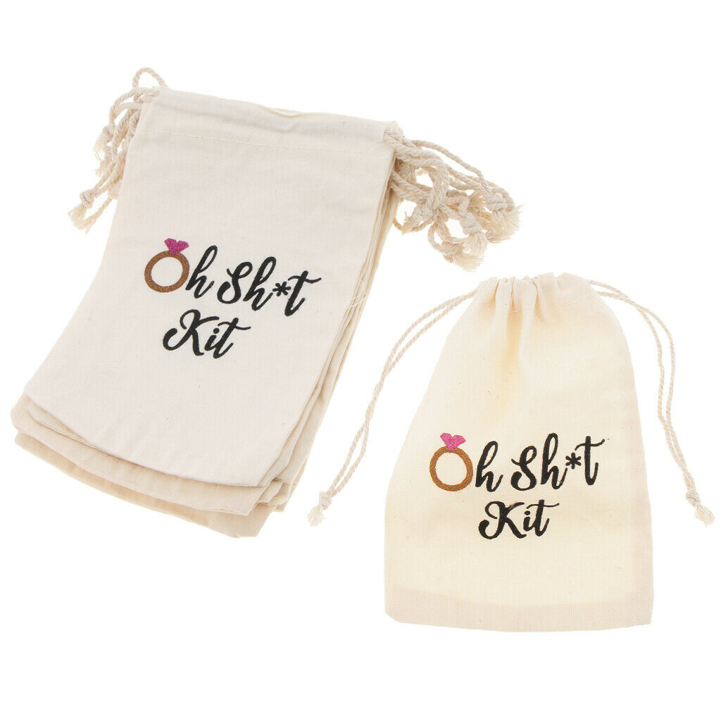 Cotton Linen Candy Bag Jewelry Pouch Gift Bag Wedding Favor 10x15cm A
