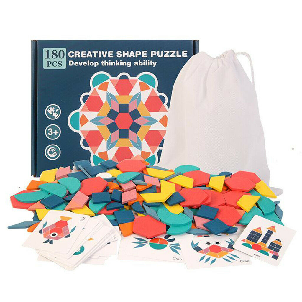 Wooden Jigsaw Puzzles Brain Teaser Montessori Toys for Toddlers Boy Gifts