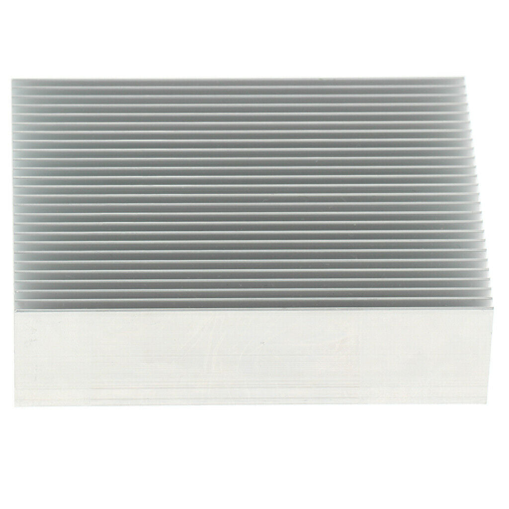 Aluminum  Sink 100mmx80mmx26.9mm Radiator Driver Cooler Heatsink White