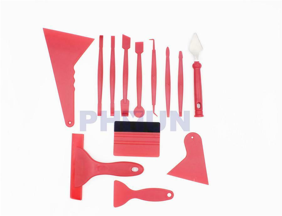 13x Professional Tool For Car Window Tint Vinyl Cutting Wrap Film Scraper Tool