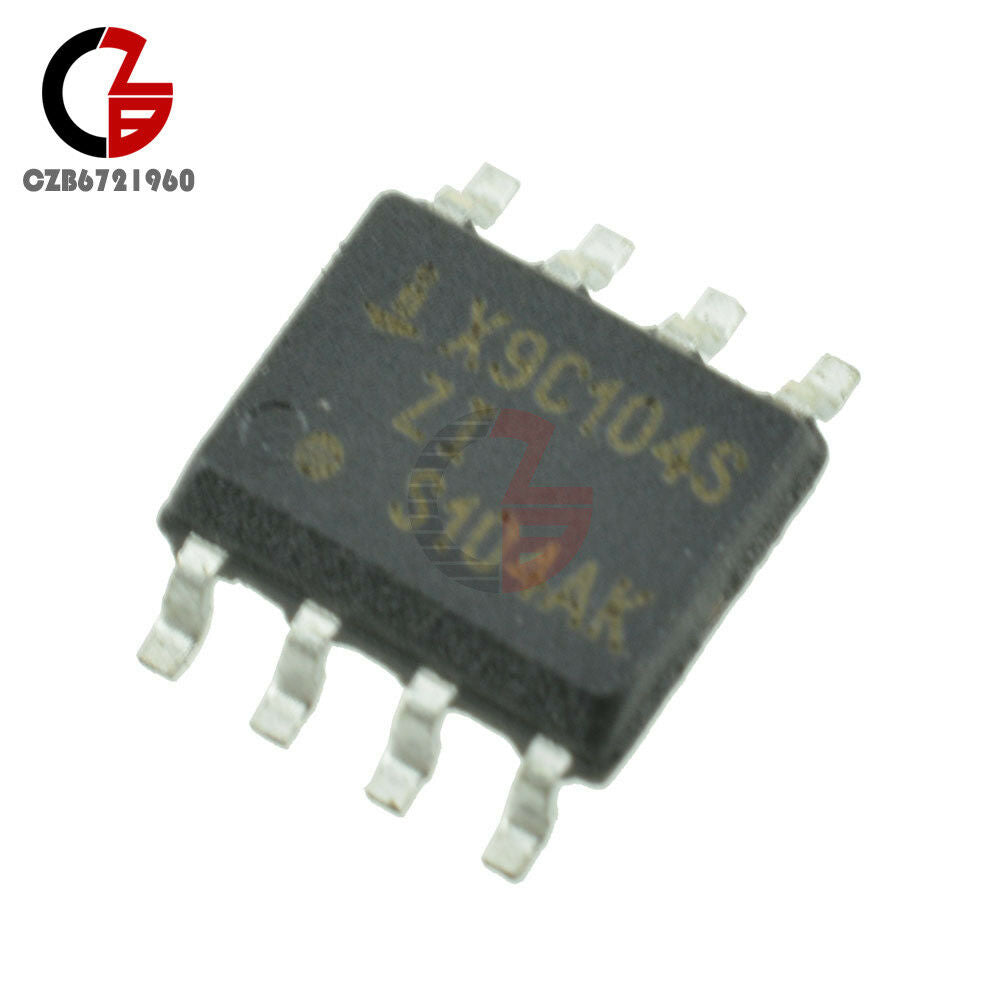 5PCS X9C104 X9C104P SOP-8 Digital Potentiometer IC Chip EEPROM Shock Wave 2.5MHz