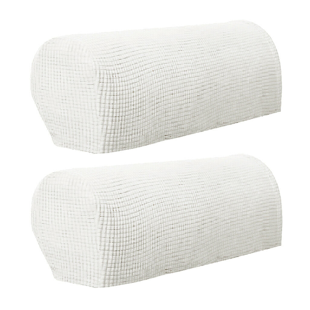 Stretch Armrest Covers Couch Slipcovers, 2 Pieces Comfortable Furniture Cover