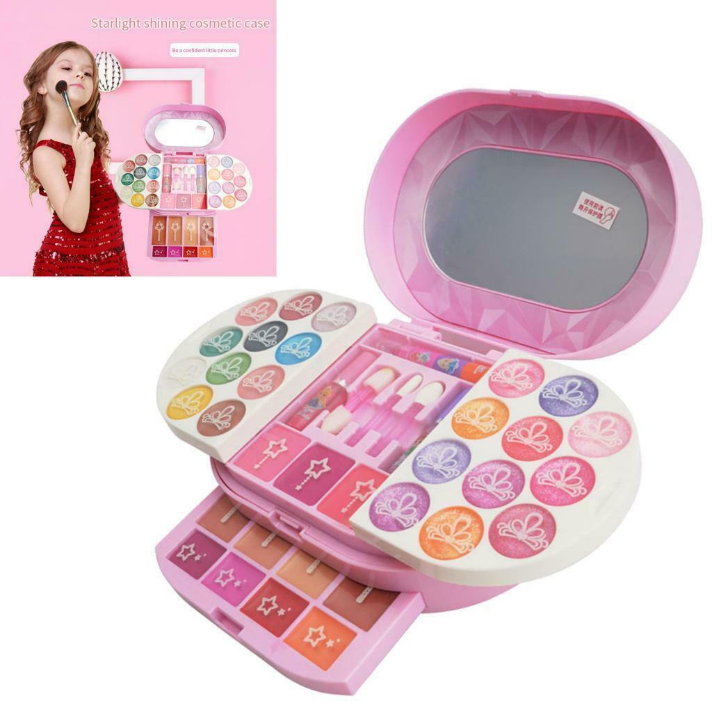 Washable Pretend Kids Make Up Gifts Set NON-TOXIC Makeup Beauty Dressing Toys