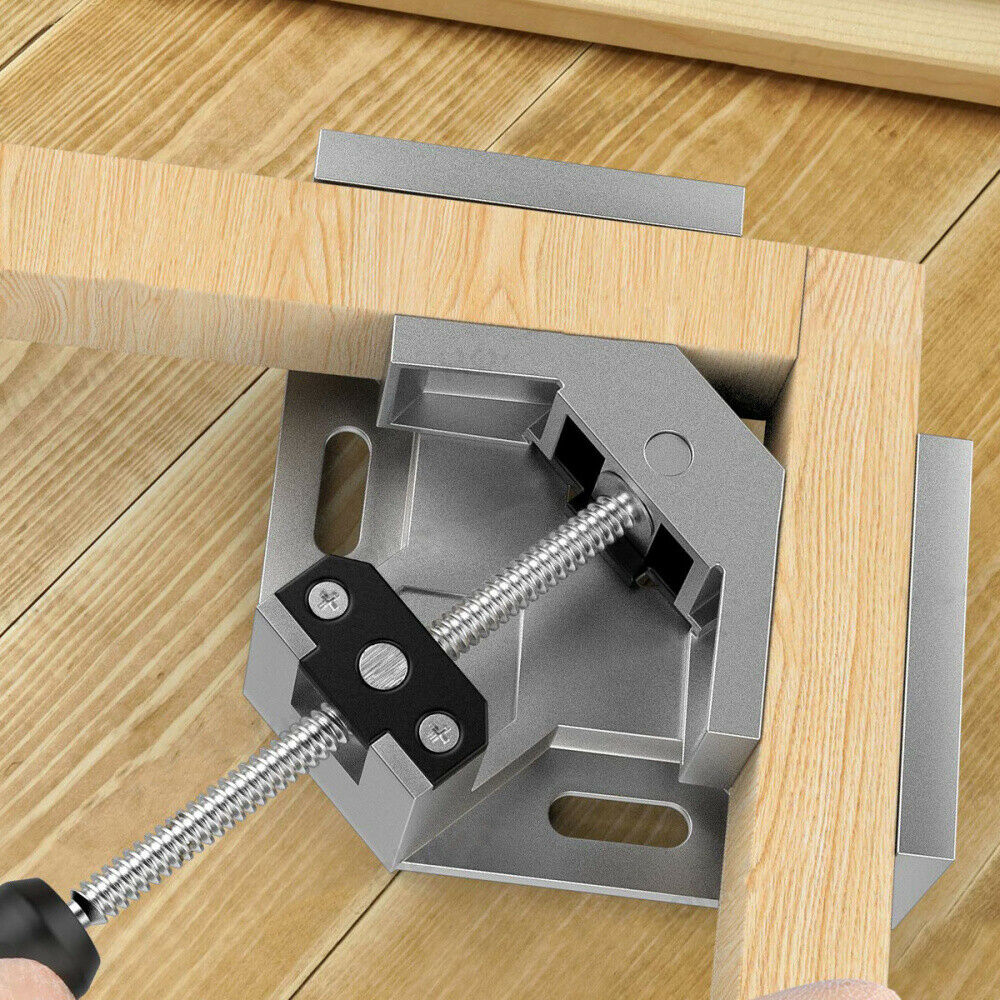 90 Degree Corner Right Angle Clamp Woodworking Vice Wood Metal Welding Gusset
