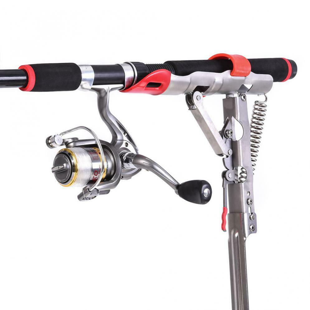 Automatic Fishing Rod Holder for Ground Support Brackets Folding Pole Rack