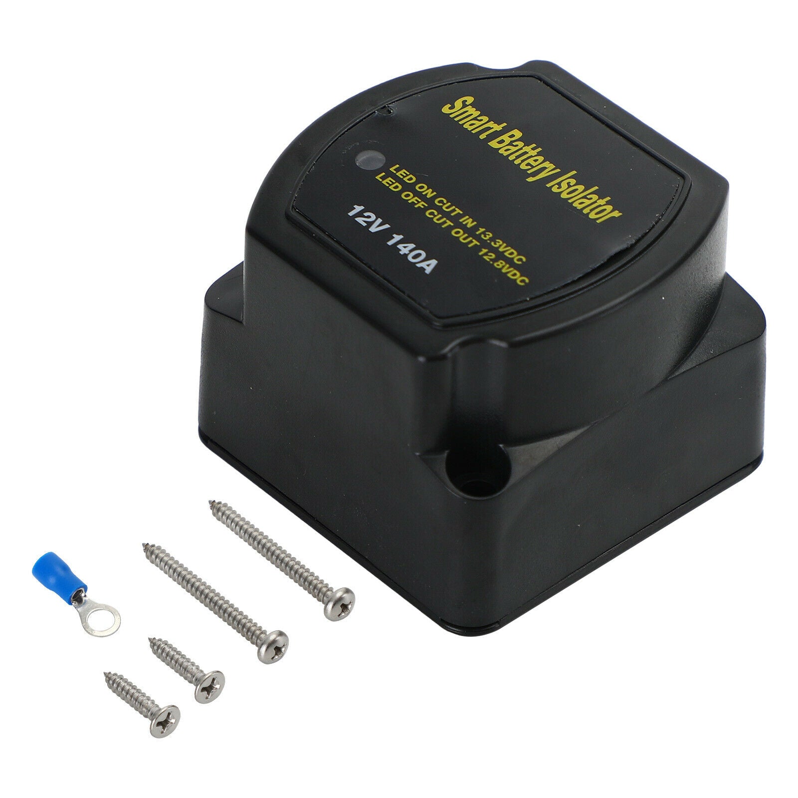 12V 140A Dual Battery Kit System Isolator Car Voltage Sensitive Relay for UTV FG