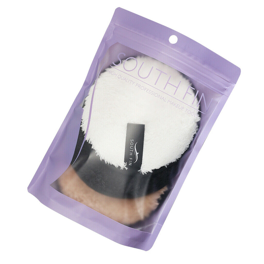 6 Pieces 11.5cm Round Facial Washing Makeup Remover Pads Face Cleaning Sponge