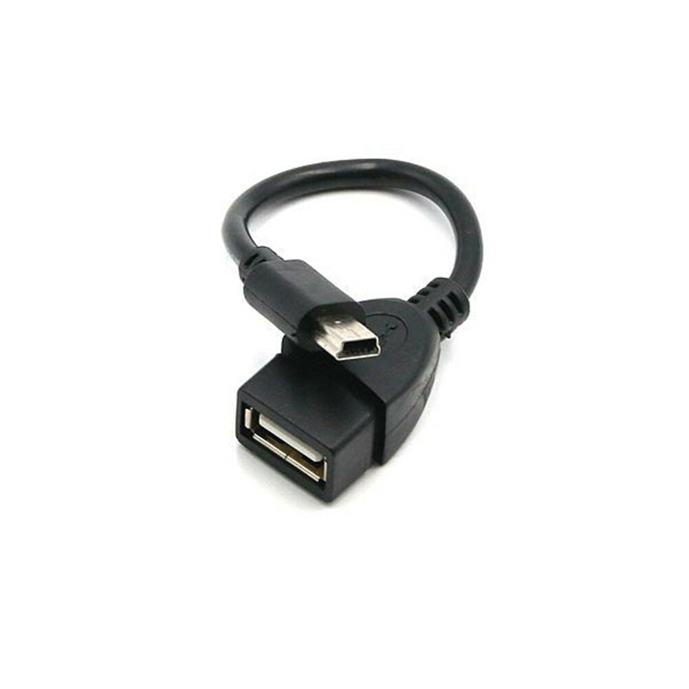 Mini USB Male to USB Female Car OTG Cable Adapter For Video Camera .l8