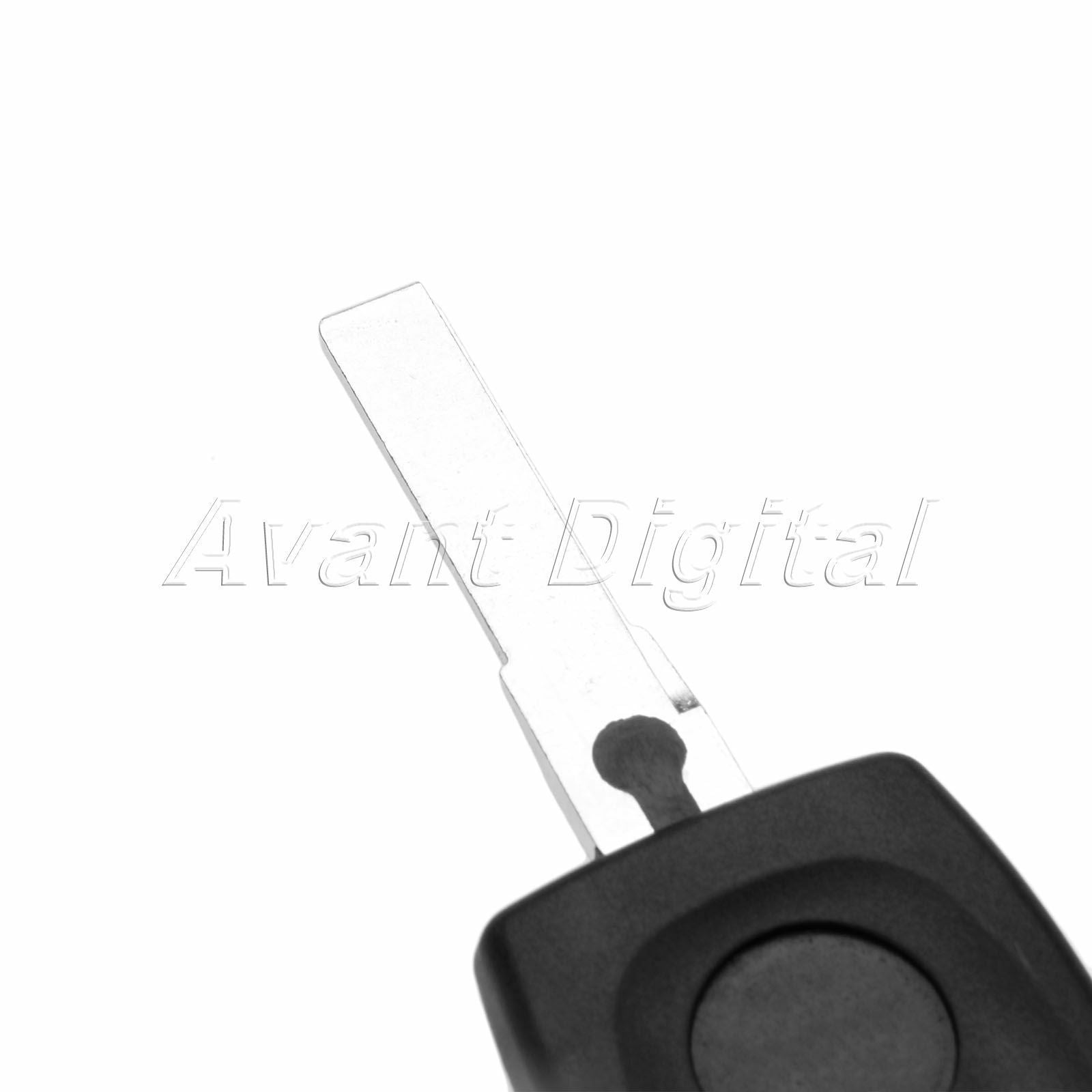 2Pcs Remote Key ID48 Chip HU66/HAA Uncut Blade Fit For  Golf 1998-2004