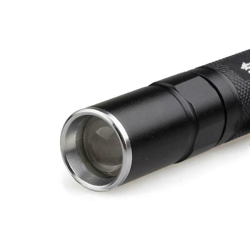 Waterproof 2000LM Pocket LED Flashlight 1 Mode Zoomable LED Torch Mini Penlight