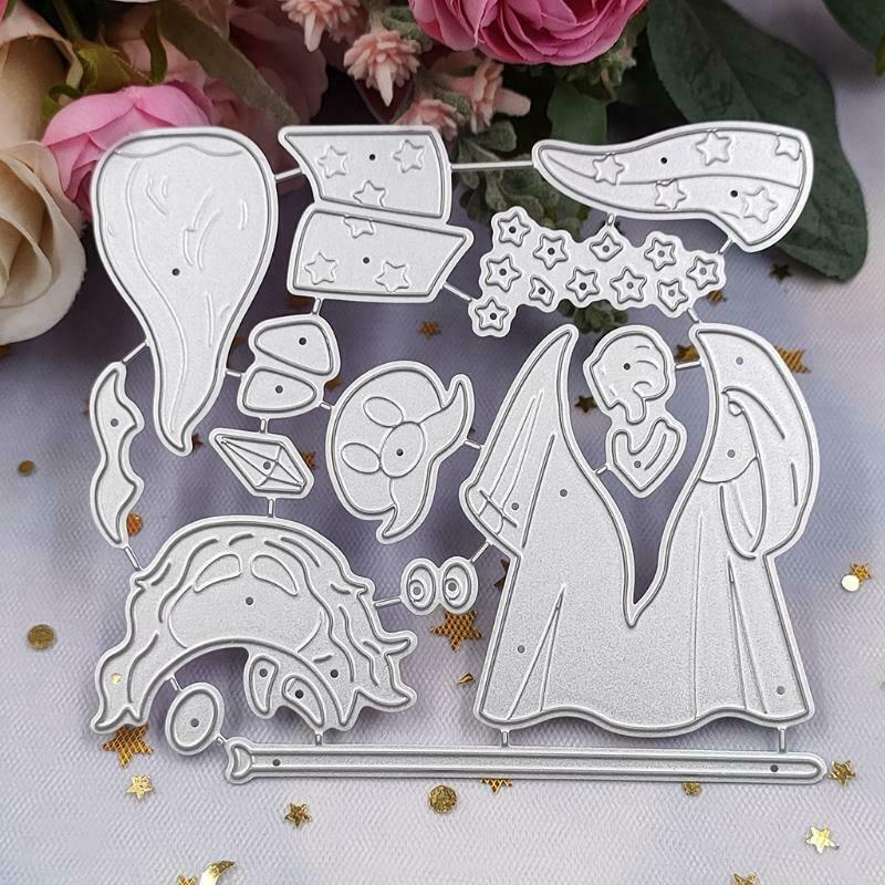 Santa Metal Cutting Dies Stencil DIY Scrapbooking Album Paper Card Template Mold