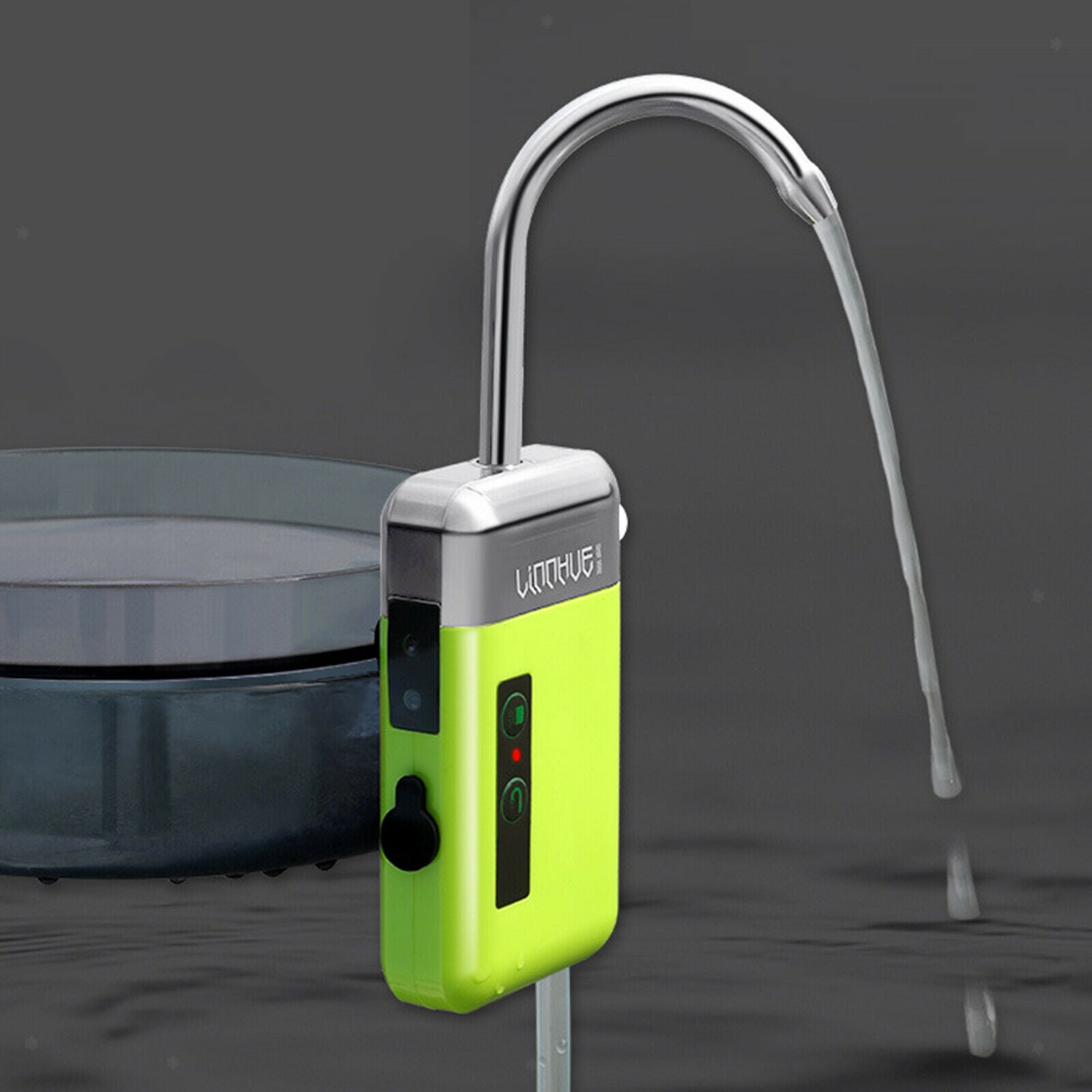 Outdoor Fishing Oxygenation Air Pump Rechargeable Portable with LED Light