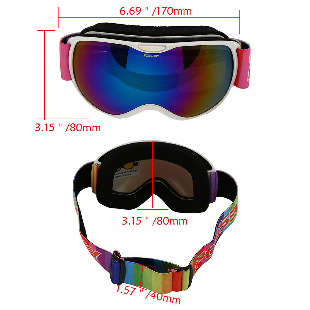 Motorcycle Ski Goggles Snow Glasses Anti-UV Protector Outddor Sports Snowboard