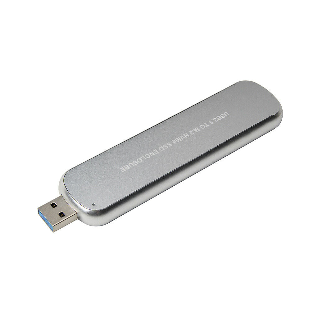 In-line telescopic USB3.0 USB3.1 to M-KEY M.2 nvme ssd enclosure NEW