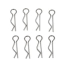 Pack of 8 RC Body Clips R-Shaped Pins for WLtoys A959 1/18 RC Racing Car