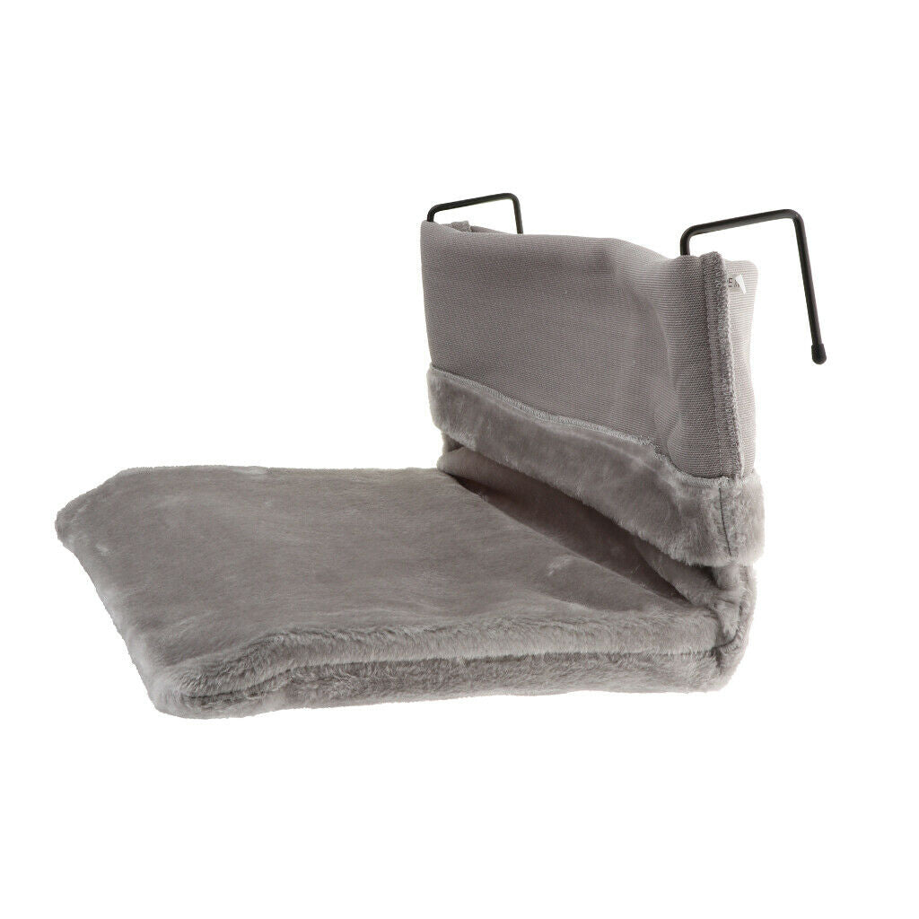 Cat Dog Radiator Bed Warm Pet Bed Fleece Cradle Animal Puppy Hammock Gray
