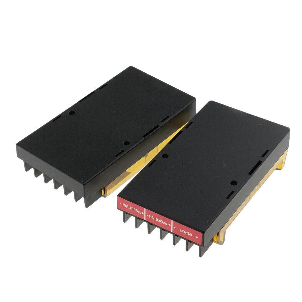 2 Pieces 220W 2-6ohm 2 Way Speaker Frequency Divider Amplifier Crossover Filter