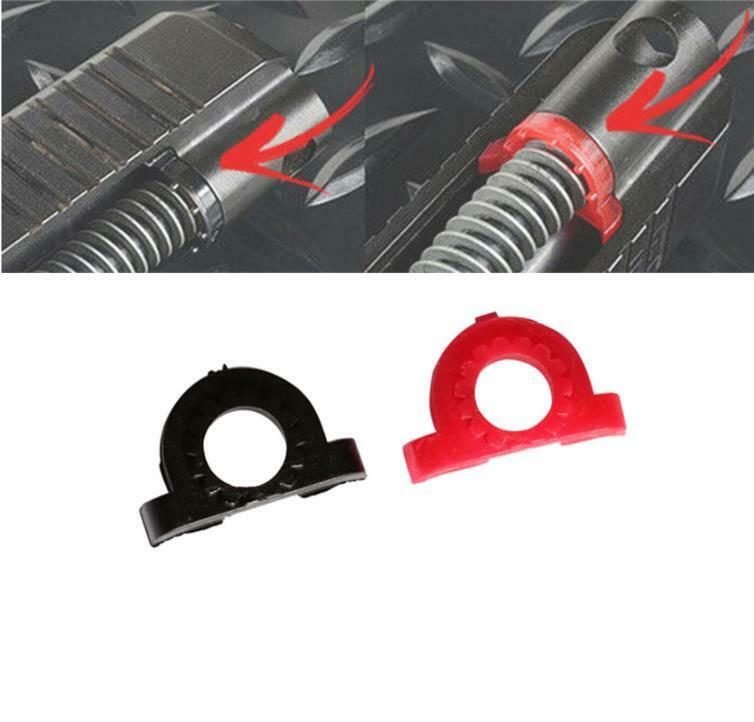 Buffer plastic sheet red and black 1 pair