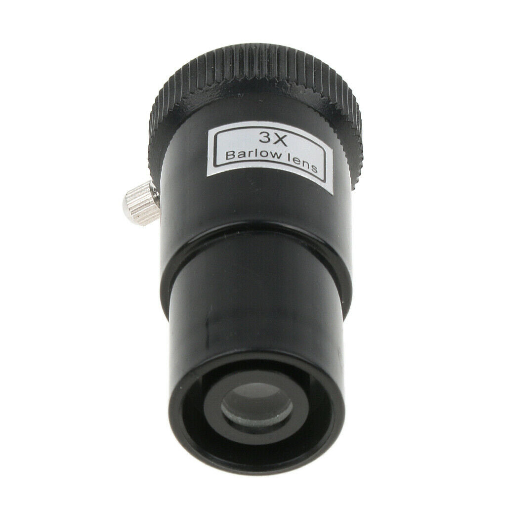 0.965 Inch 3x Magnification Barlow Lens Optic Glass for Telescope Eyepieces