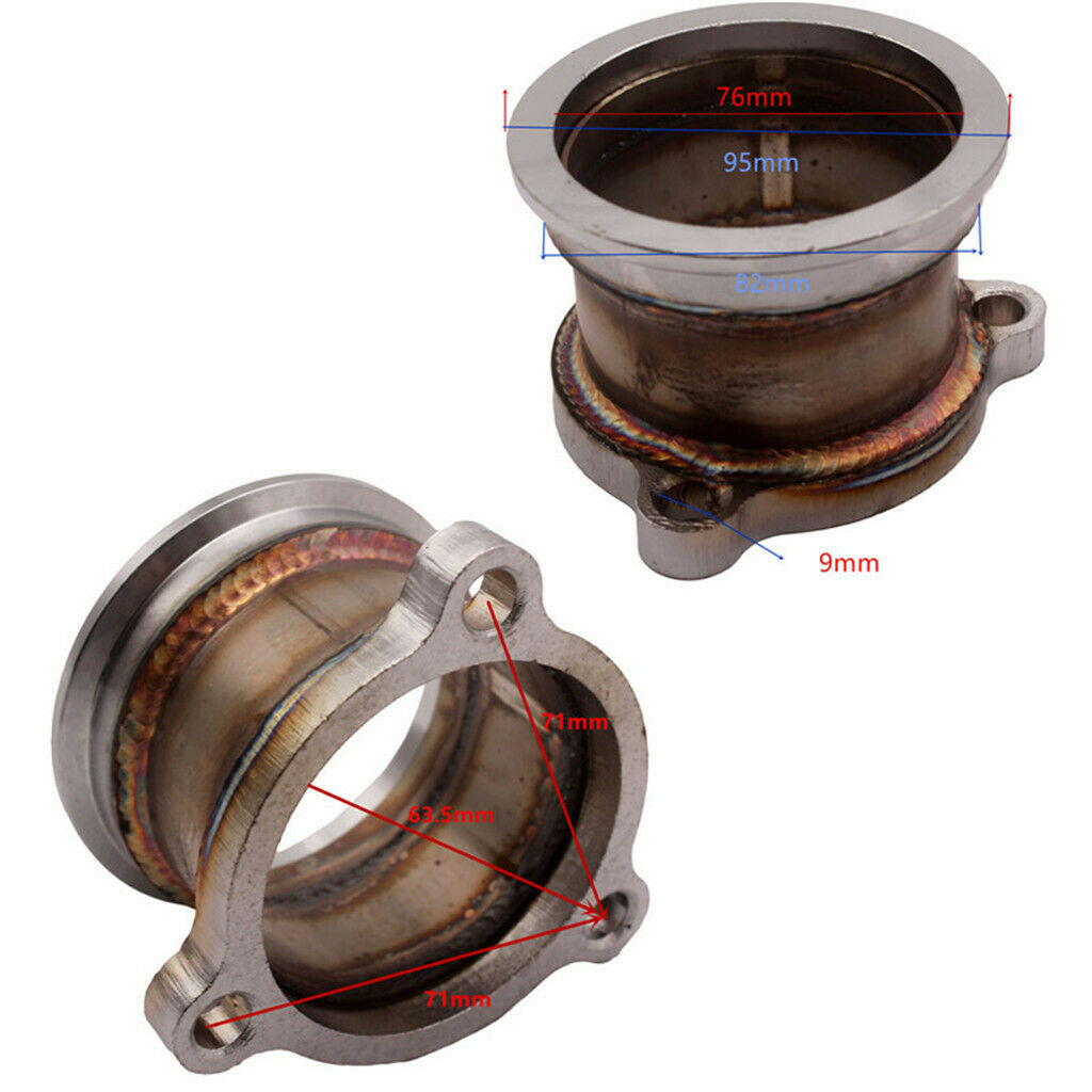 Turbo Downpipe Adapter 3  T3 To V-Band For GT2560R GT28 GT28RS GT2860RS