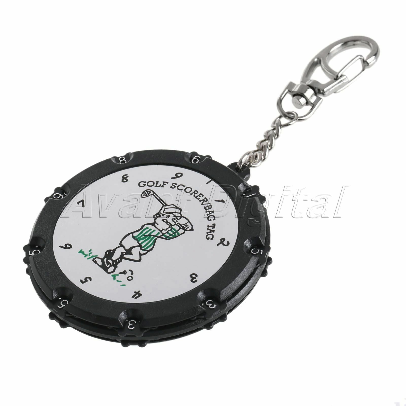New 18 Holes Golf Stroke Score Counter Shot Putt Scoring Keepers With Keychain