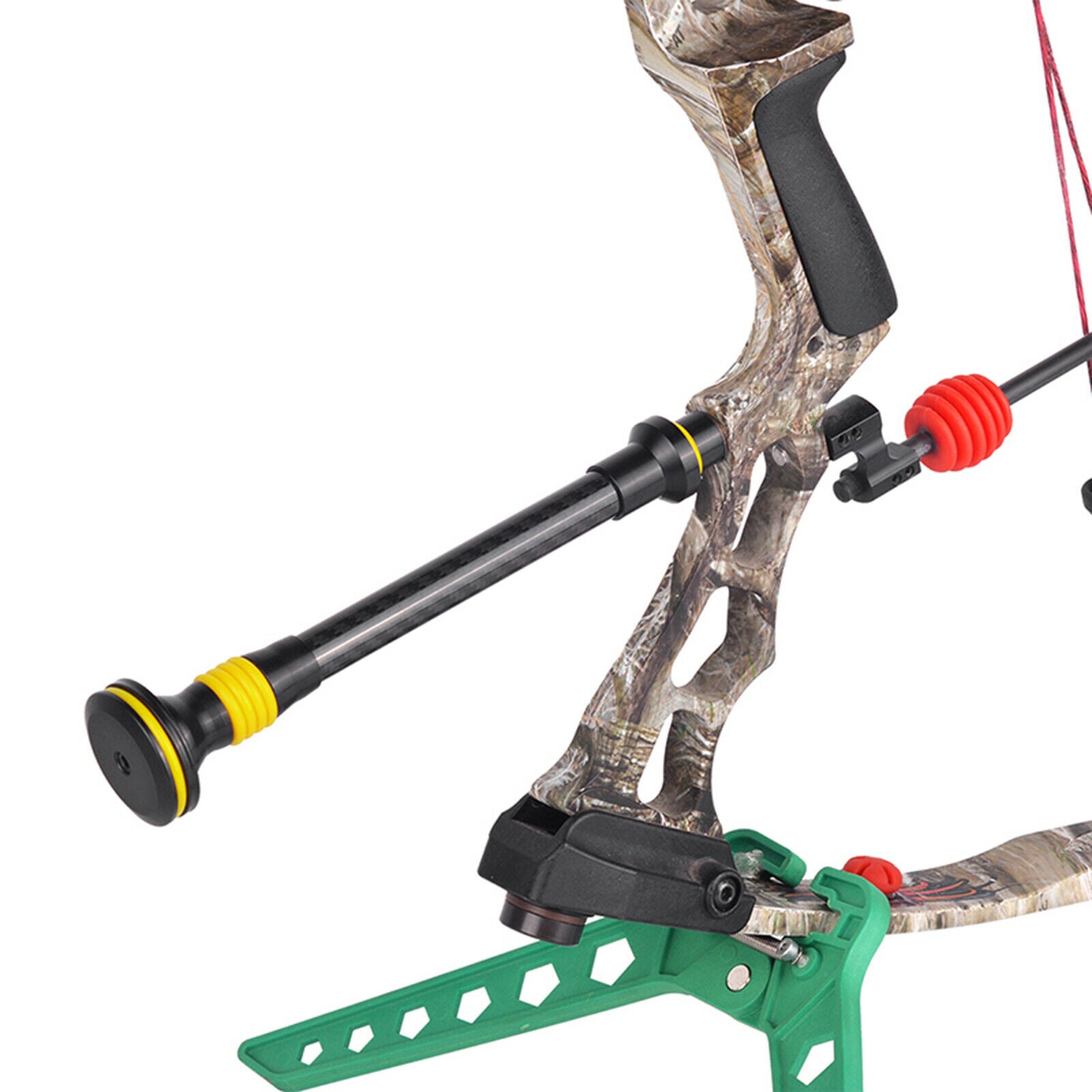 9" Archery Bow Stabilizer Carbon Fiber Balance Bar Rod Compound Bow Dampener
