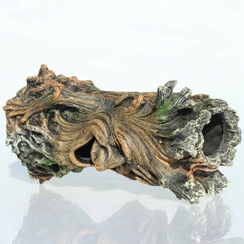Aquarium Wood Tree Man Decoration Ornaments Fish Shrimp Shelter Fish Tank LaG7K7