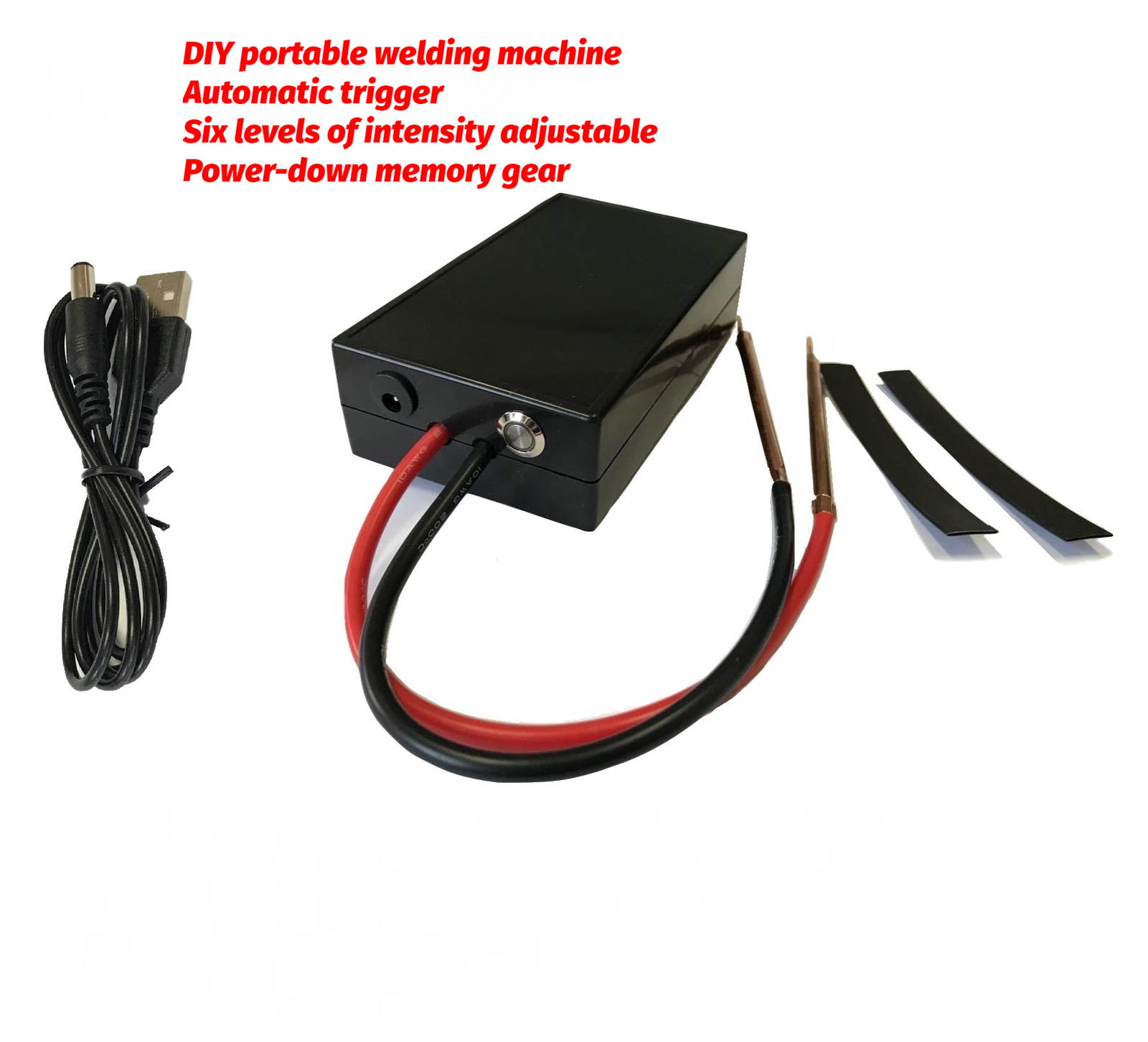 DIY Mini Spot Welder 6 Gears Adjustable Portable Welding Power for 18650 Battery