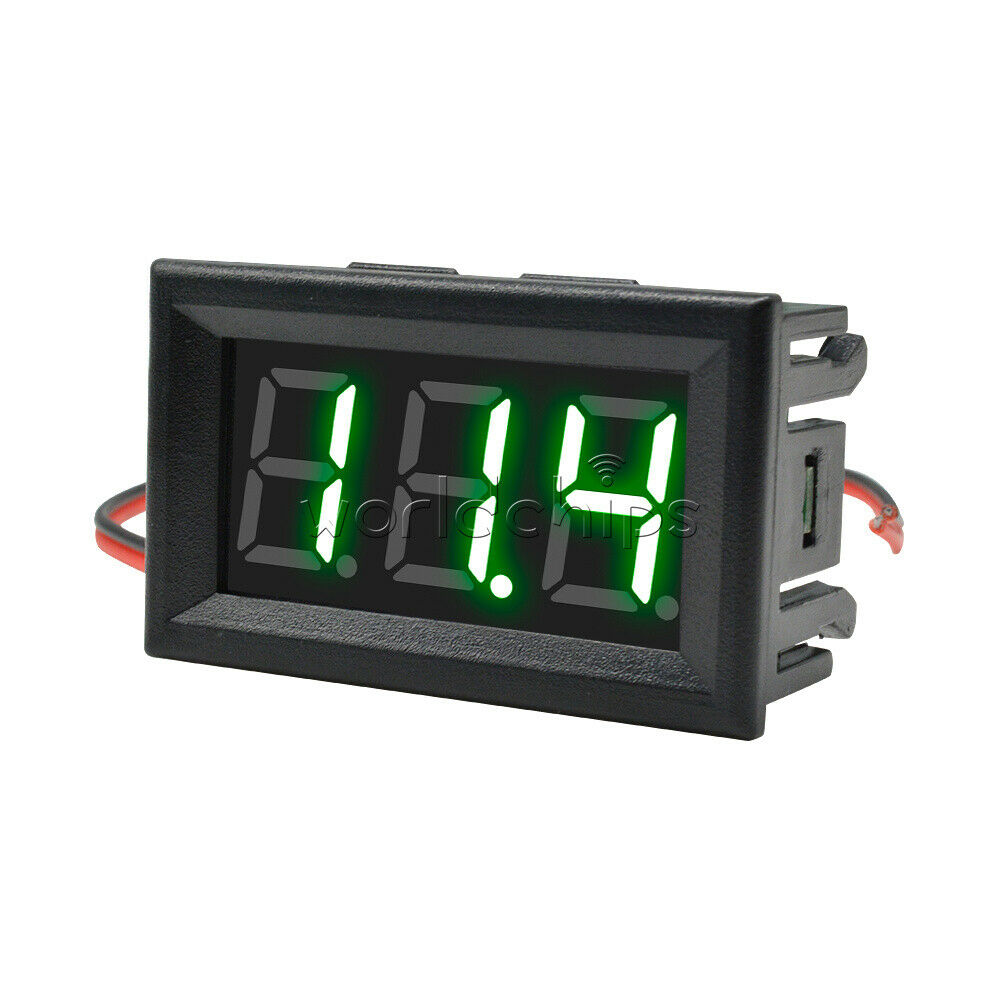 0.56" Inch Mini Voltmeter AC 70-500V Digital Green LED Voltage Panel Volt Meter