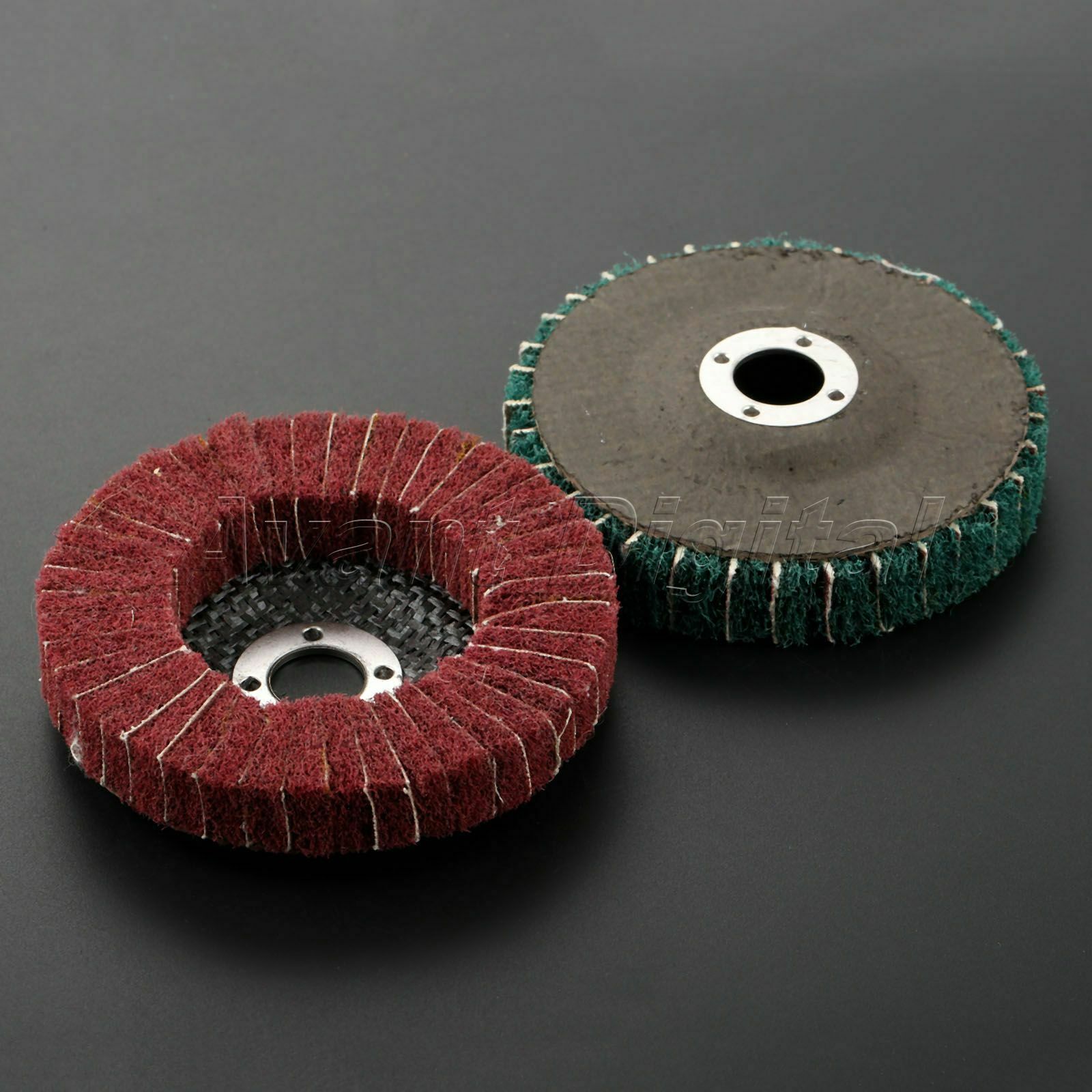 180# 320# Grit 100mm Flap Polishing Wheel Abrasive Buffing Metal Wood Plastic