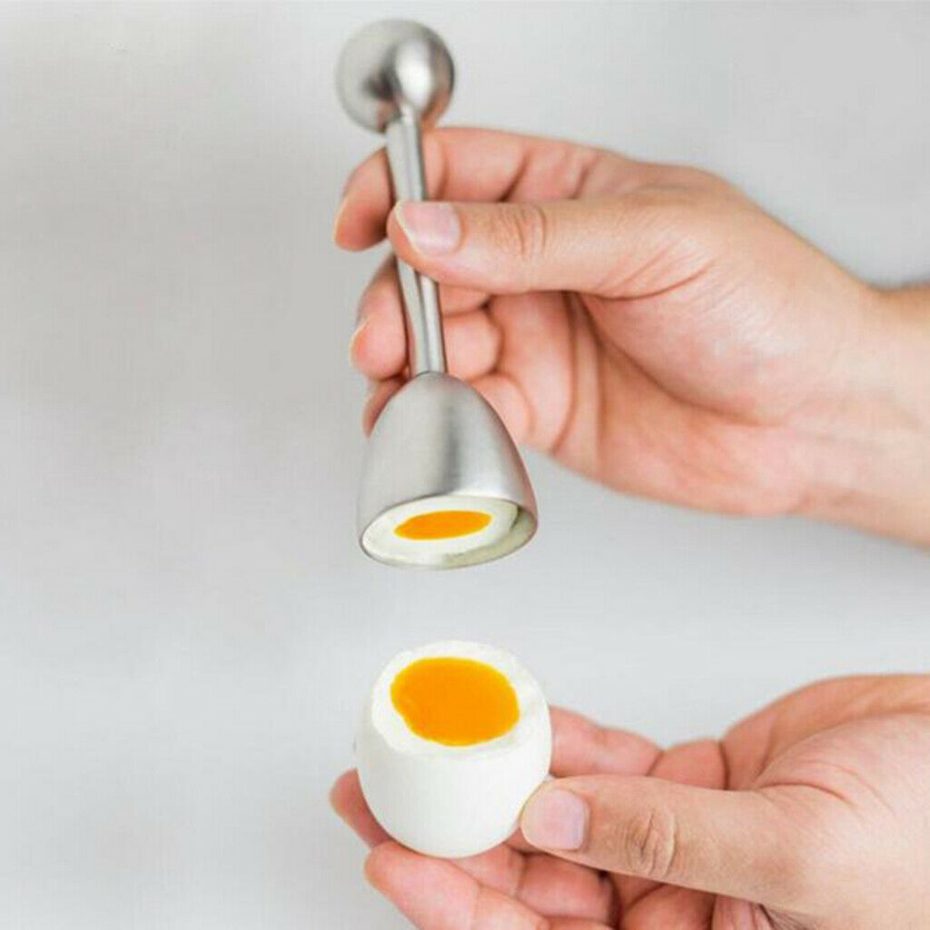 Stainless Steel Cooked   Egg Shell Cutter Door Opener Topper Diy Kitchen Mixer