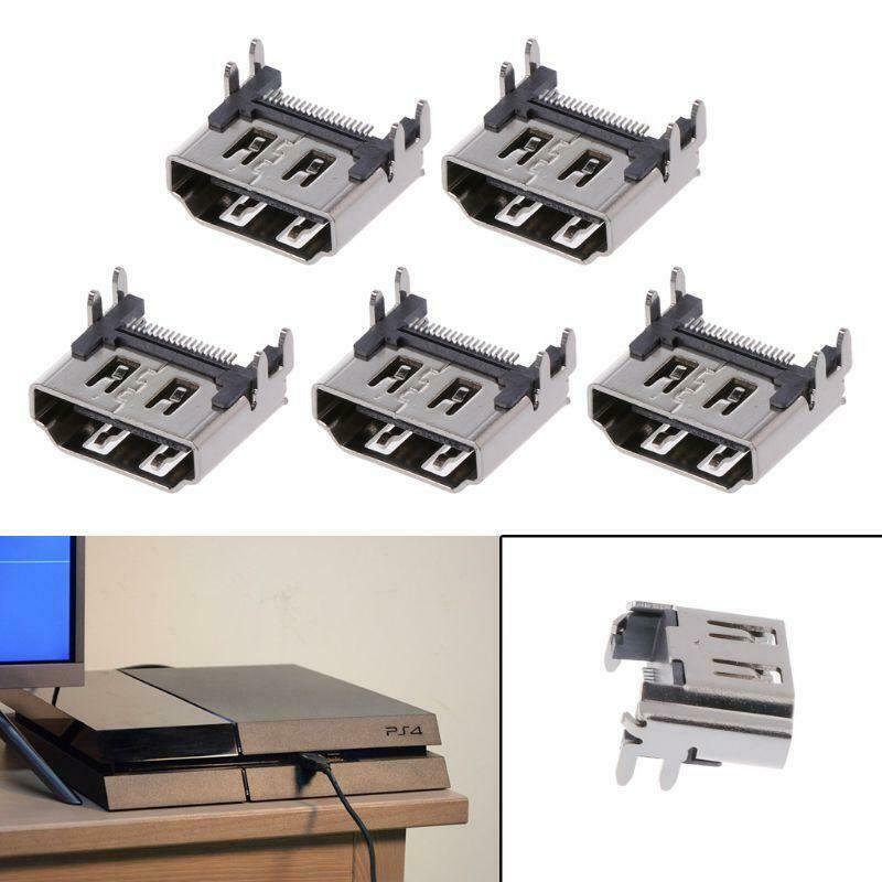 5Pcs Replacement Display HDMI-compatible Port Socket Jack Connector For