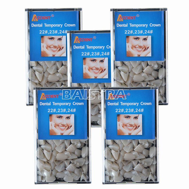 10 X Dental Materials Temporary Crown Teeth 22# 23# 24# Mixed Stowage AZDENT