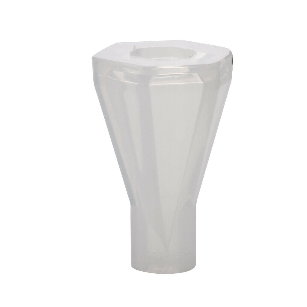 Diamond Cone Crystal Jewelry Making Mold Silicone Ornament DIY Crafting Tool