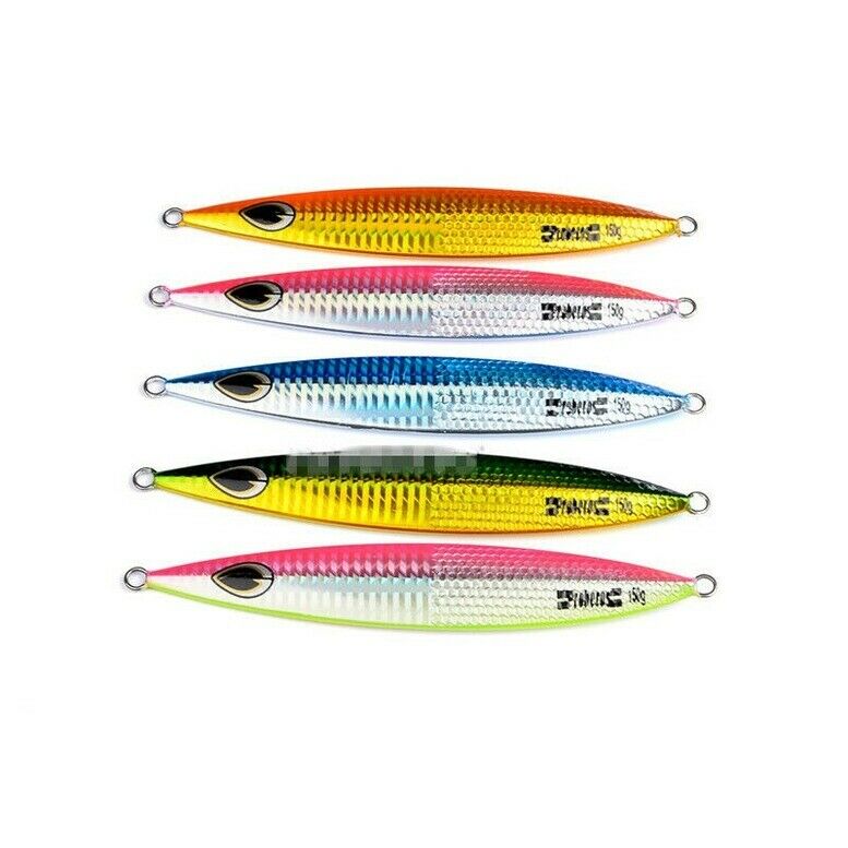 5pcs/set Fishing Lure Glow Metal Jigging Lure Slow Pitch Jigs Snapper 17cm/200gs