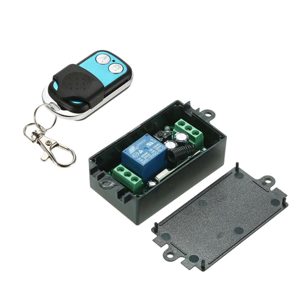 433MHz DC12V 1-CH Learning Code Wireless RF Remote Control Switch Receiver