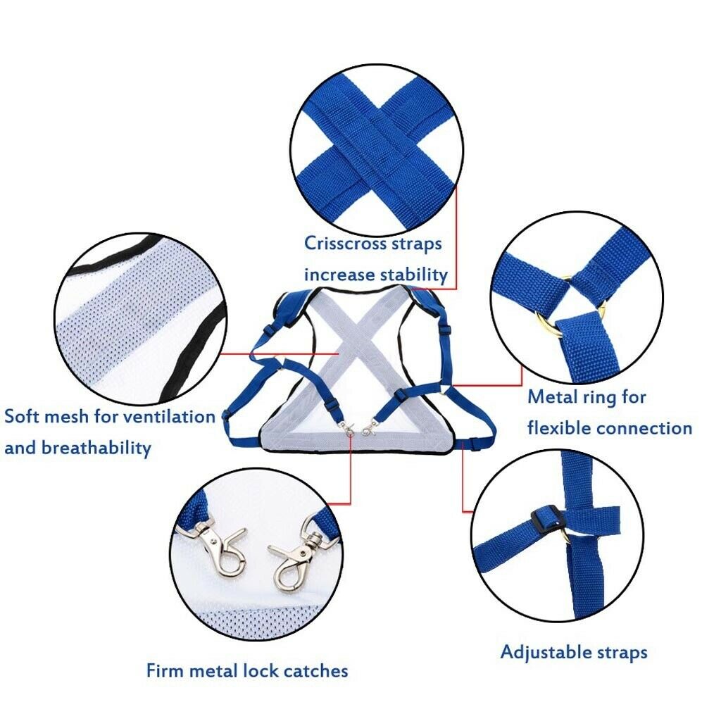 Large Sea Fishing Shoulder Harness Distributing Sprain Guards
