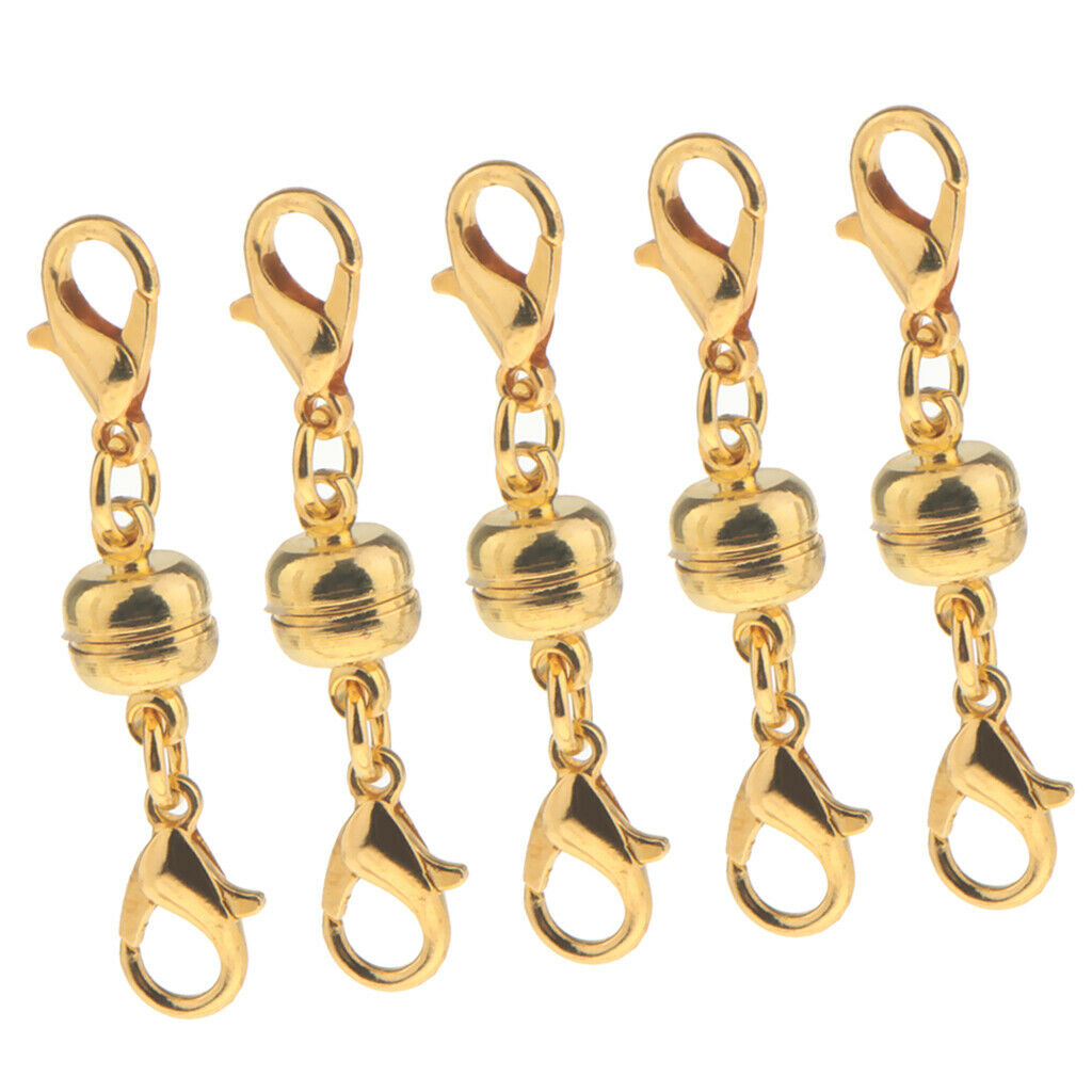 5pcs 7mm Magnetic Lobster Clasps for Bracelet Jewelry Necklace
