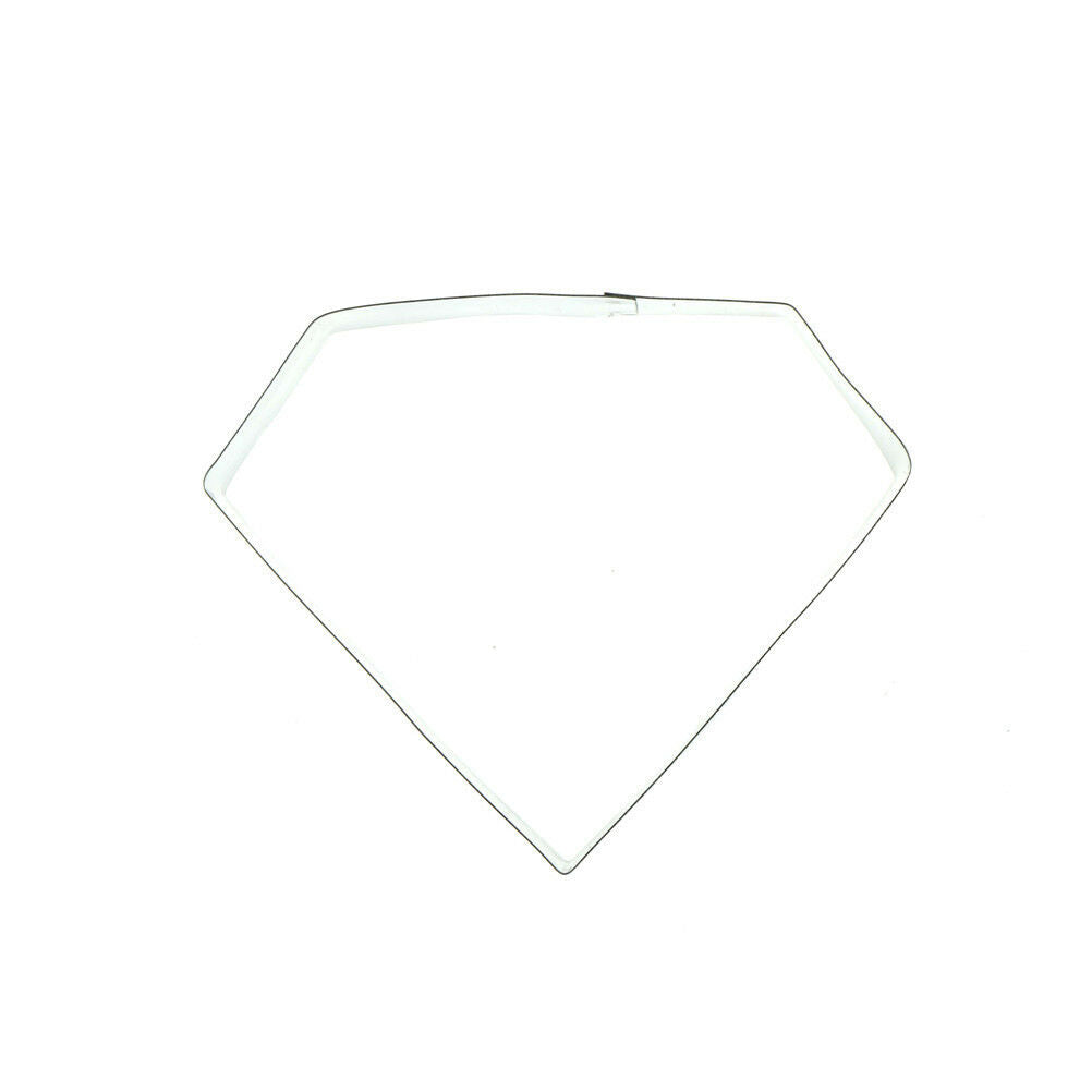 diamond shaped stainless steel cutter biscuit cookie mold baking decor too.l8