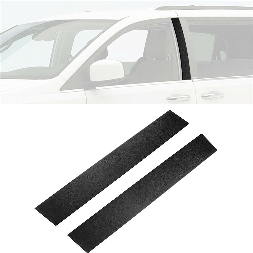 2x Car Front B Pillar Molding Trim For Chrysler Town Dodge Grand Caravan 2008-UP