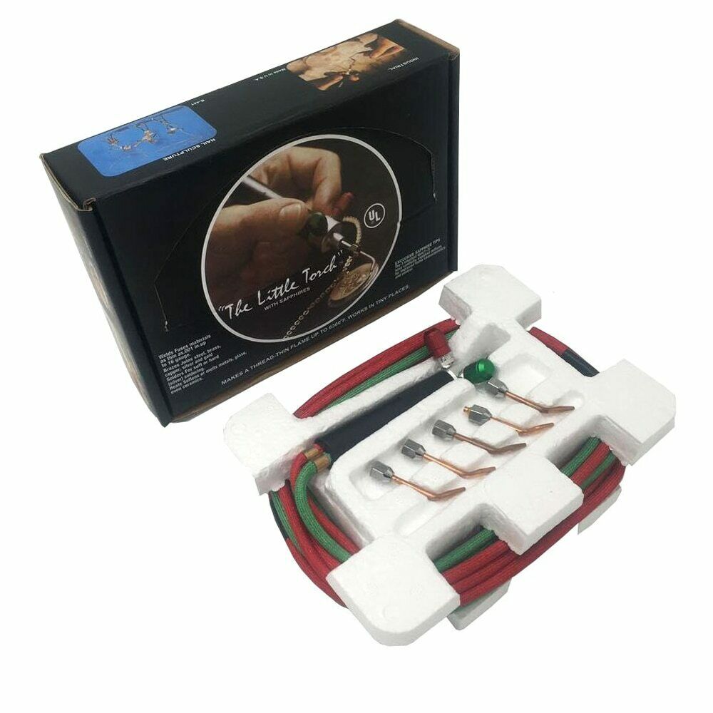 Jewelry Jewelers Micro Mini Gas Little Torch Welding Soldering 5 Tips Portable