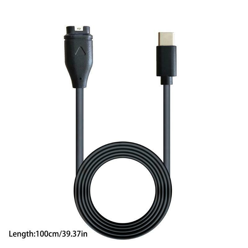 For Garmin-Fenix6 6S 6X 5 5S 5X Forerunner 245 Type-c Fast Charger Data Cable