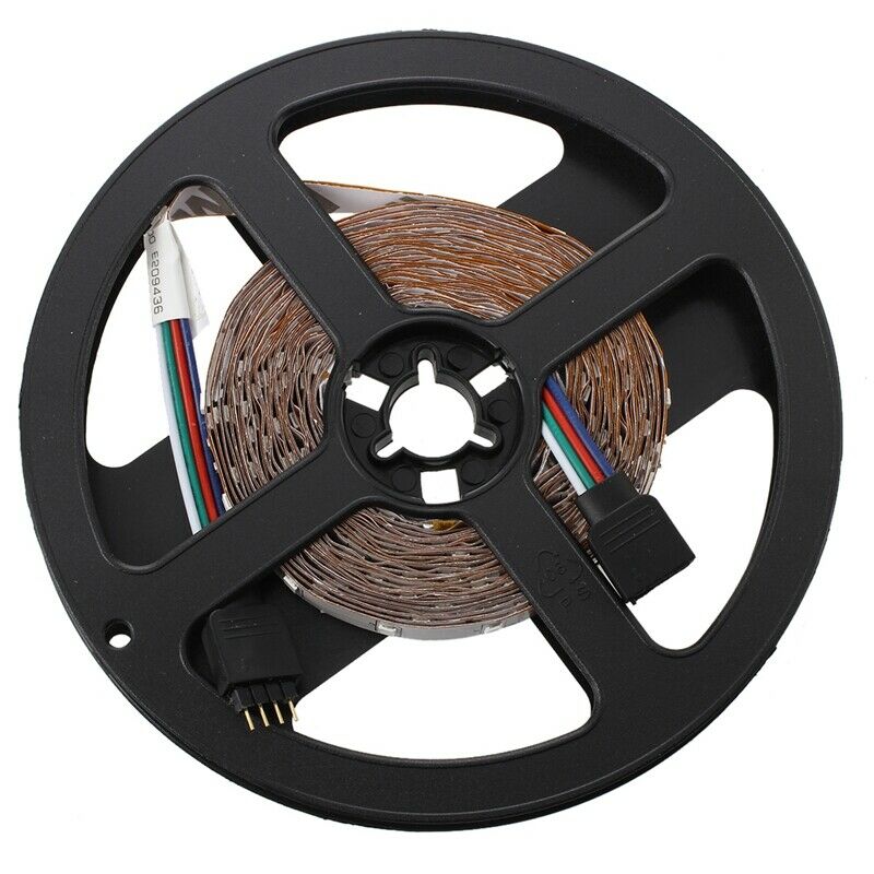 5M 3528 SMD 300 RGB LED Strips Light Lamp 12V DC Party Decor T5P7P7